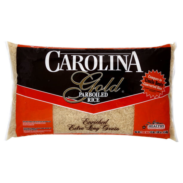 Arroz Sancochado de Grano Extra Largo Enriquecido con Oro Carolina 10 lb