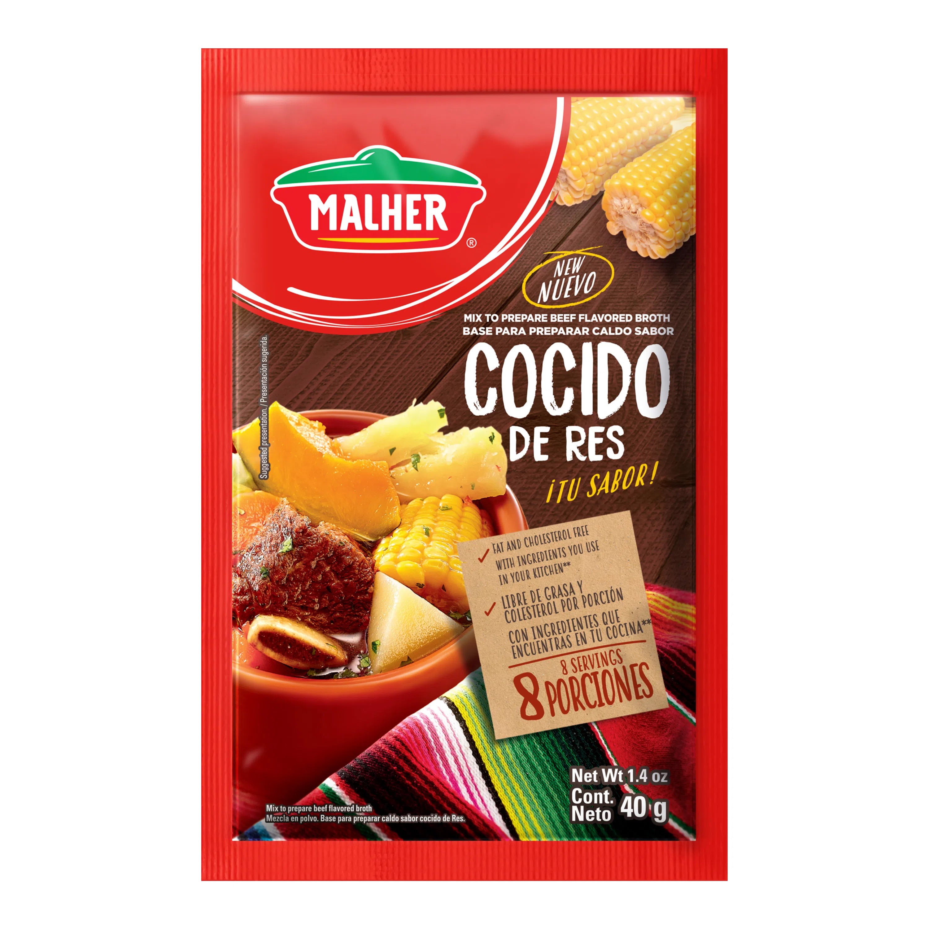 Malher Cocido de Res 40 g