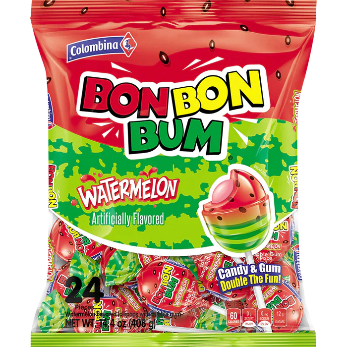 Bon Bon Bum Watermelon 24 count 14.4 oz