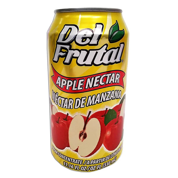 Del Frutal Apple Nectar 11.16 oz - Sabor Manzana (Pack of 1)