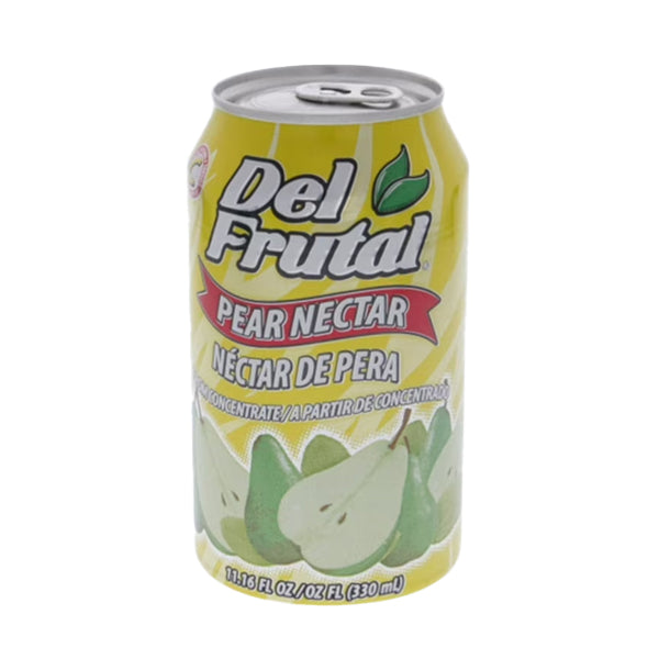 Del Frutal Pear Nectar juice 11.2 oz - Jugo de Pera (Pack of 1)