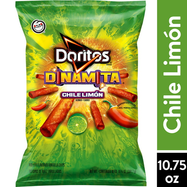 Doritos Dinamita Rolled Chile Limón Sabor Tortilla Chips 10¾ oz