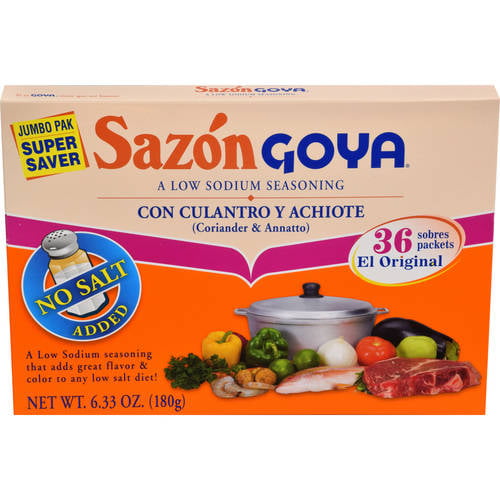 Condimento Goya Sazon - Cilantro y Annatto 6.33 oz