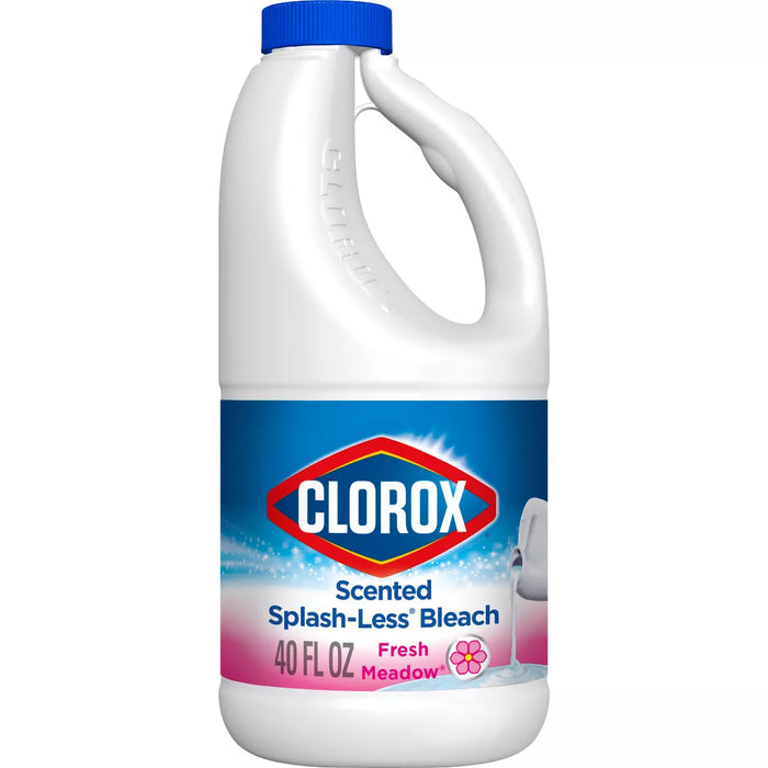 Clorox Splash Less Liquid Bleach Fresh Meadow 40 fl oz