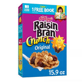 Kellogg's Raisin Bran Crunch Cereal de desayuno frío original 15.9 oz
