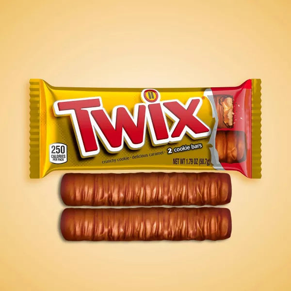Barras de galletas Twix 1.79 oz
