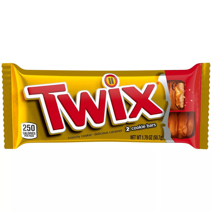Barras de galletas Twix 1.79 oz