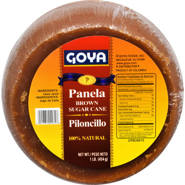 Goya Piloncillo Panela Brown Cane Sugar 1 lb