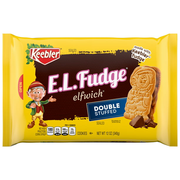 Keebler E.L. Fudge Double Stuffed Elfwich Cookies 12oz