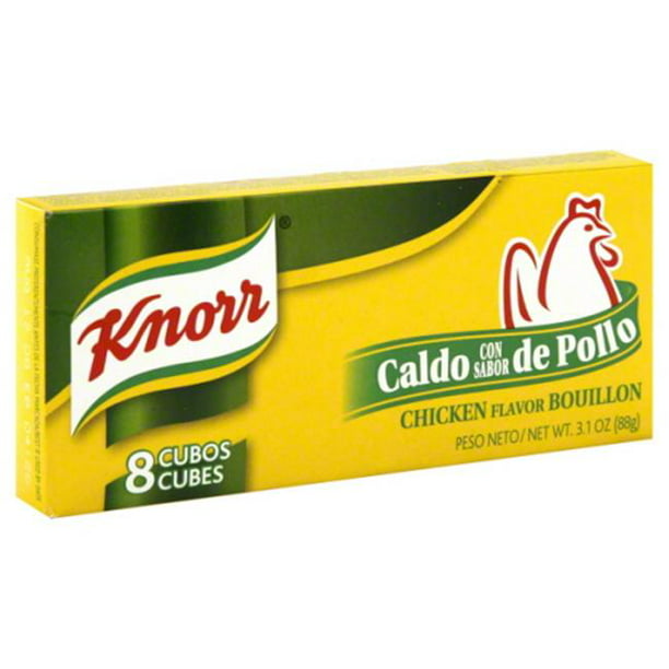 Knorr Chicken Flavor Bouillon Cubes 8 unidades 3.1 oz
