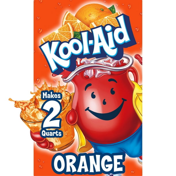 Kool-Aid Unsweetened Orange Artificially Flavored Powdered Soft Drink Mix 0.15 oz Packet