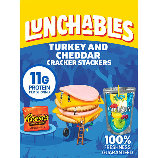 Lunchables Turkey and Cheddar Cracker Stackers