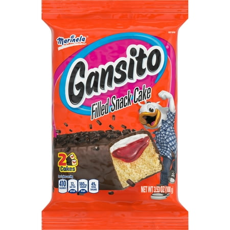 Marinela Snack Cake - Gelatina de Fresa y Crema 3.52 oz