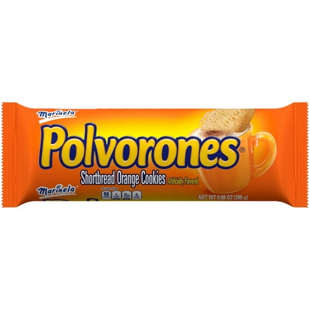 Marinela Polvorones Orange Shortbread Cookies 1.3 oz