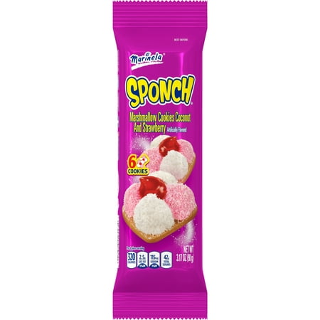 Marinela iSponch Marshmallow & Cookie Treats 3.17 oz — El Tesoro ...