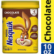 Nesltle Nesquik Chocolate Flavor Powder Drink Mix 10 oz Can