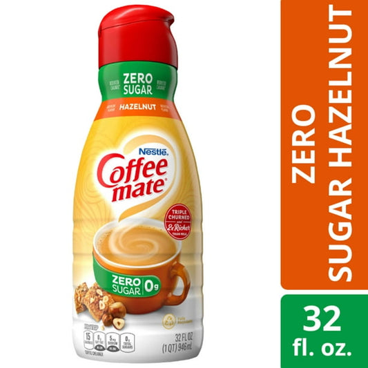 Nestlé Coffee Mate Sugar Free Hazelnut Coffee Creamer 32 fl oz