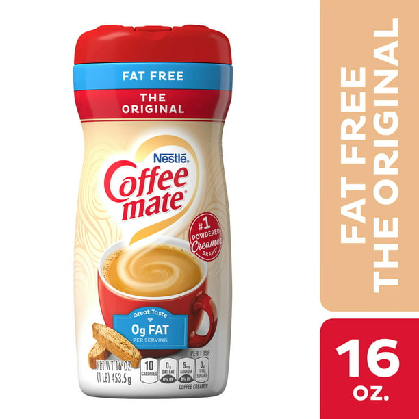 Nestle Coffee mate Original Crema de café en polvo sin grasa 16 oz