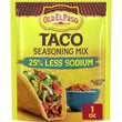 Old El Paso Taco Seasoning 25% Less Sodium 1 oz.