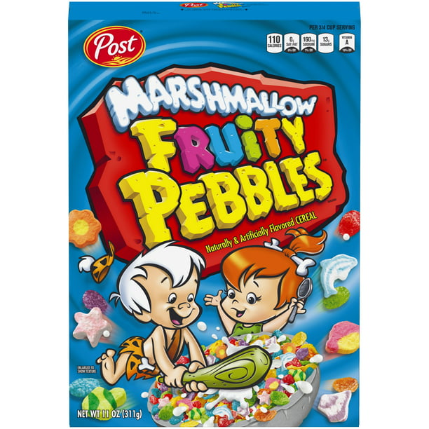 Cereal Post Marshmallow Fruity Pebbles 11 oz. Caja