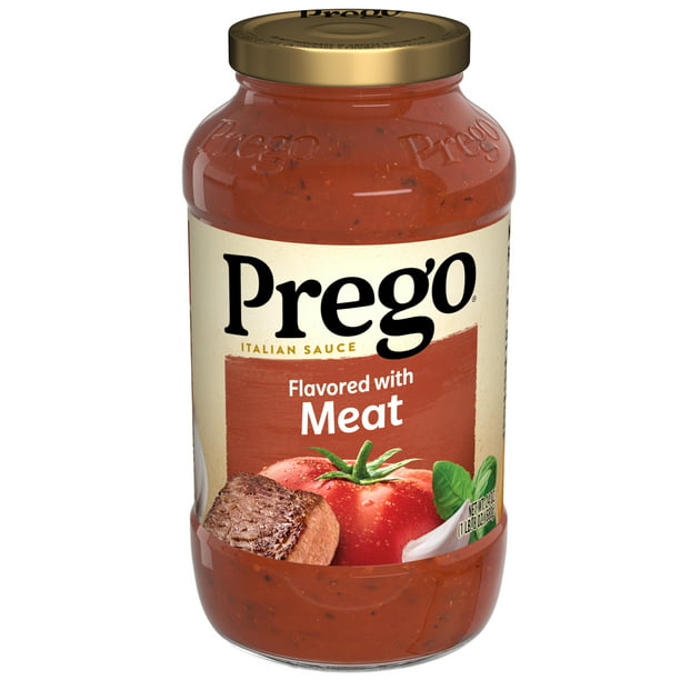 Prego Flavored with Meat Italian Sauce 24 oz