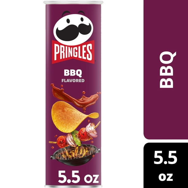 Pringles BBQ Potato Crisps Chips 5.5 oz
