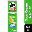 Pringles Sour Cream and Onion Potato Crisps Chips 5.5 oz