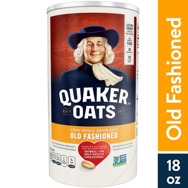 Quaker Oats Old Fashioned 100% Whole Grain Oats 18 oz