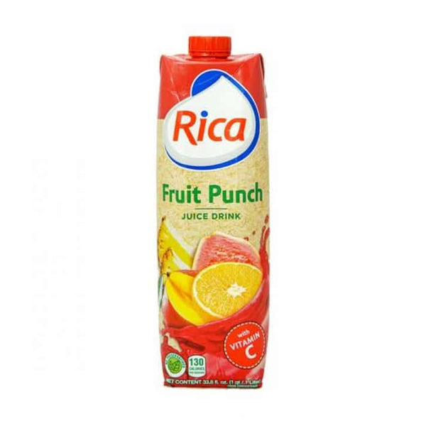 Rica Fruit Punch Juice 33.8 fl oz