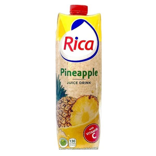 Rica Pineapple Juice Drink 33.8 oz – El Tesoro Supermarket