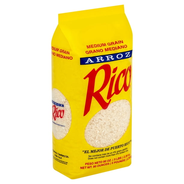 Rico Medium Grain Rice 80 oz