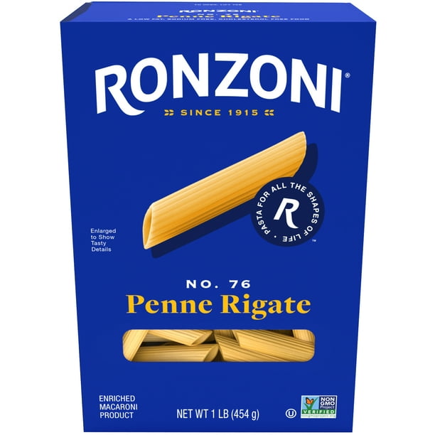 Ronzoni Penne Rigate No. 76 Pasta 16 oz