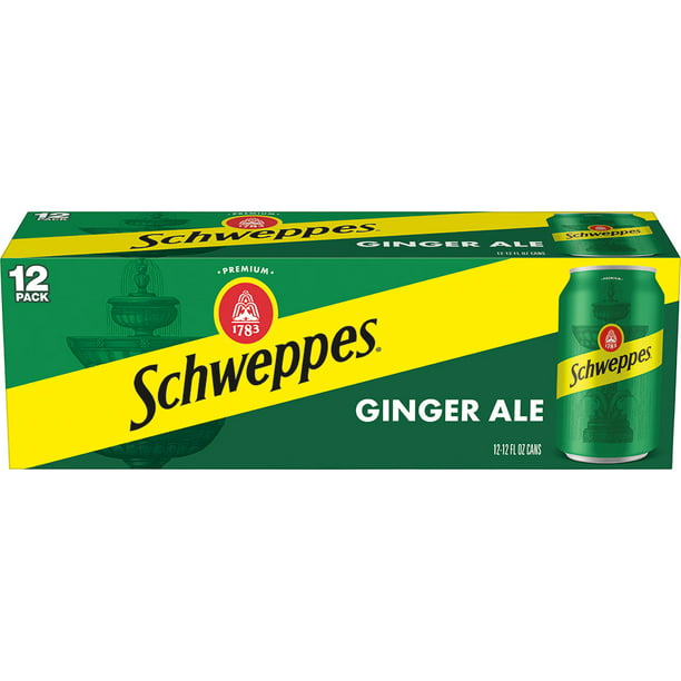 Schweppes Premium Ginger Ale 12 fl oz 12 unidades