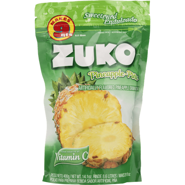 Mezcla instantánea de polvo de piña Zuko 14.1 oz