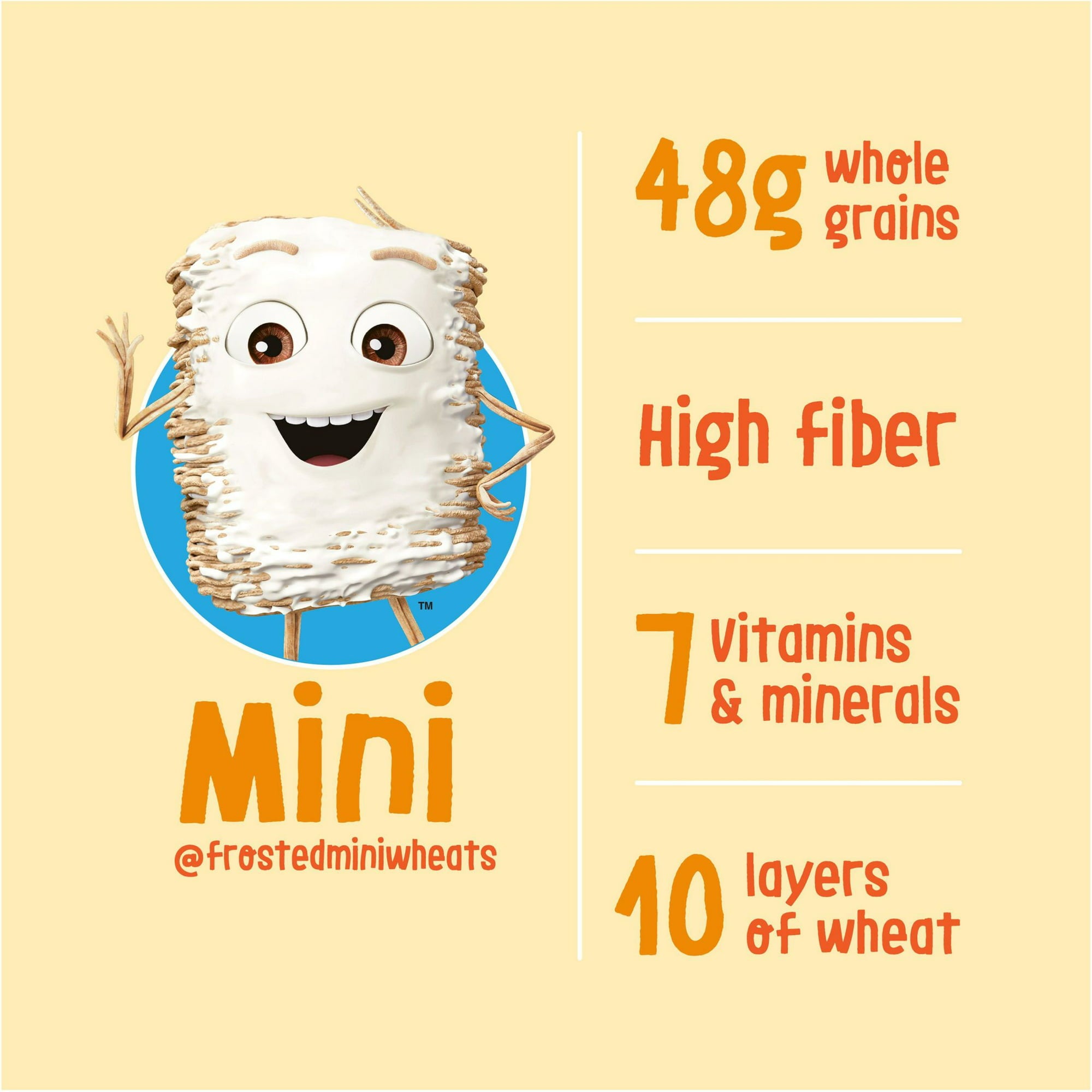 Kellogg's Frosted Mini-Wheats Cereal de desayuno frío original 18 oz