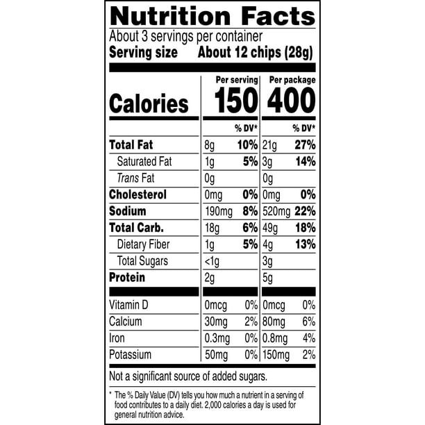 Doritos Tortilla Chips Cool Ranch Flavored 2.75 oz