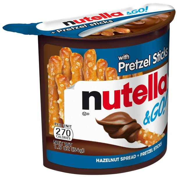 Nutella & GO! Hazelnut and Cocoa Spread with Pretzel Sticks Snack Pack 1.9 oz
