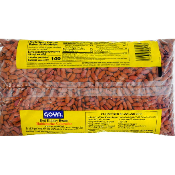 Goya Red Kidney Beans 4 lbs