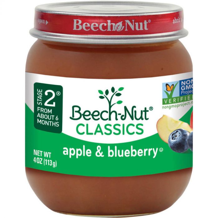 Beech Nut Classics Apple & Blueberry 4 oz