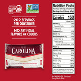 Carolina Enriched White Rice Extra Long Grain Rice 20 lb Bag