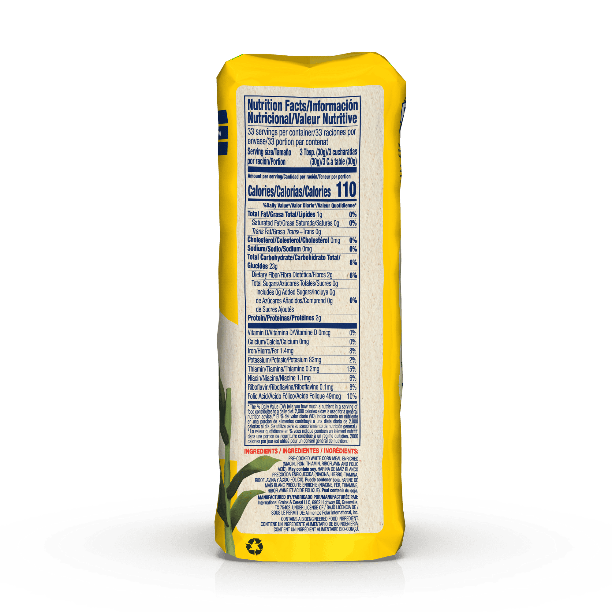 Harina de Maíz Blanco PAN 35.27 oz