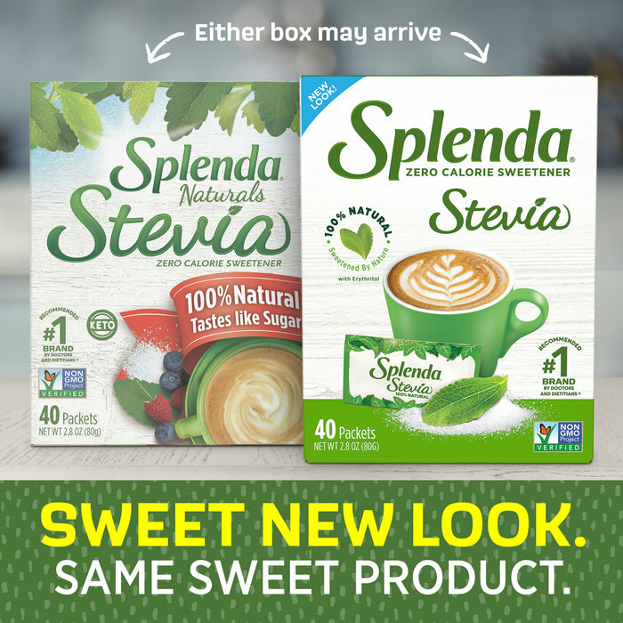 Splenda Naturals Stevia Endulzante 40 Paquetes