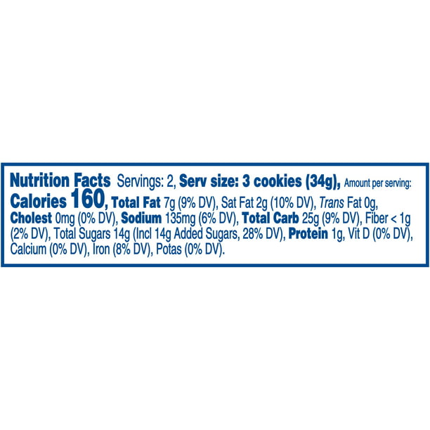 OREO Chocolate Sandwich Cookies 2.4 oz Snack Pack (6 Cookies Total)