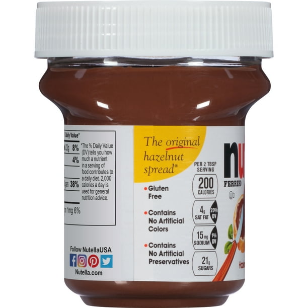 Nutella Hazelnut Spread with Cocoa for Breakfast 13 oz Jar