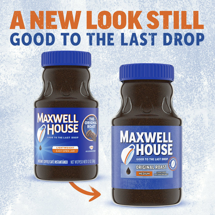 Maxwell House The Original Roast Instant Coffee 12 oz Jar