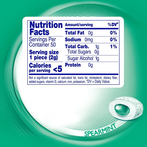 Mentos Gum - Pure Fresh Spearmint 50 each