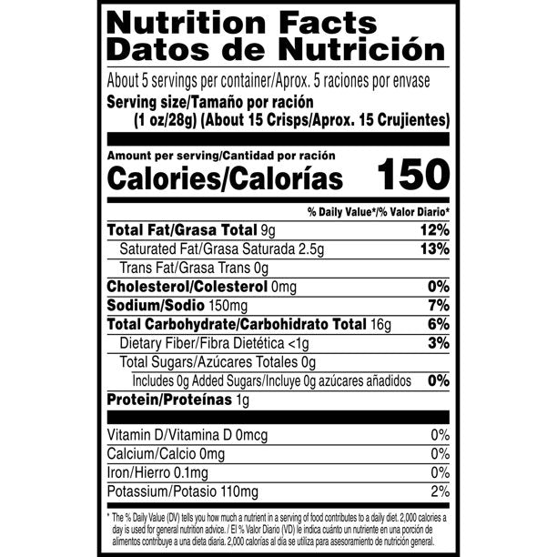 Pringles Original Potato Crisps Chips 5.2 oz