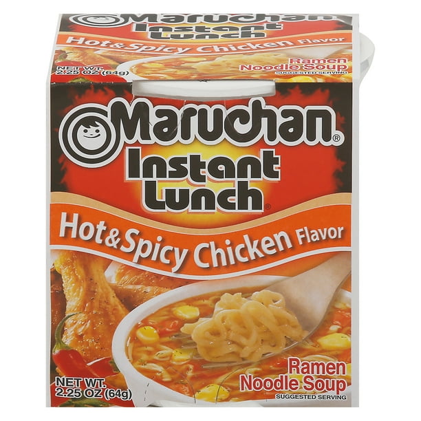 Maruchan Instant Hot & Spicy Chicken Ramen Noodle Soup 2.25 oz