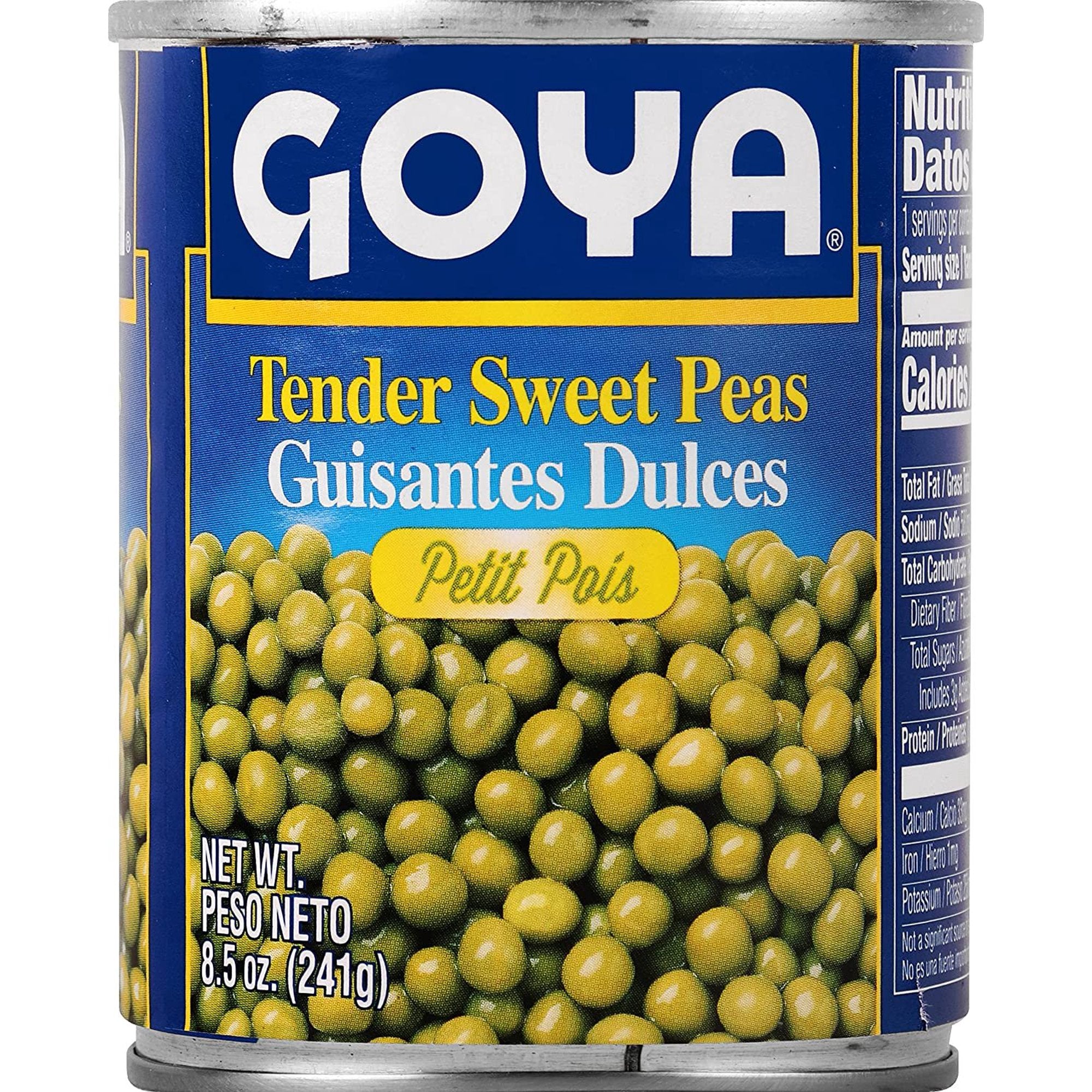 Goya Tender Sweet Peas 8.5 oz Can