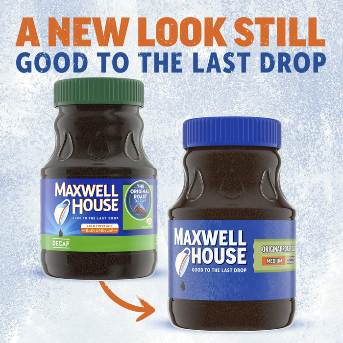 Maxwell House The Original Roast Decaf Instant Coffee 8 oz Jar